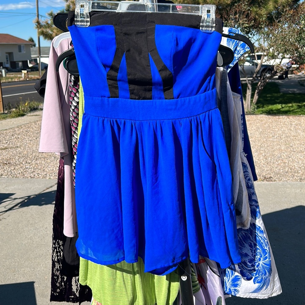 Blue Romper